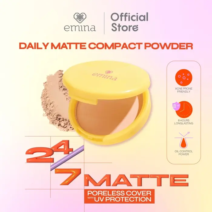 Emina Daily Matte Compact Powder